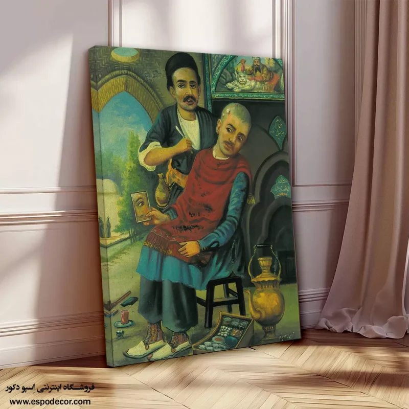 حمام سرچشمه - تابلو نقاشی قهوه خانه ای - Image 7