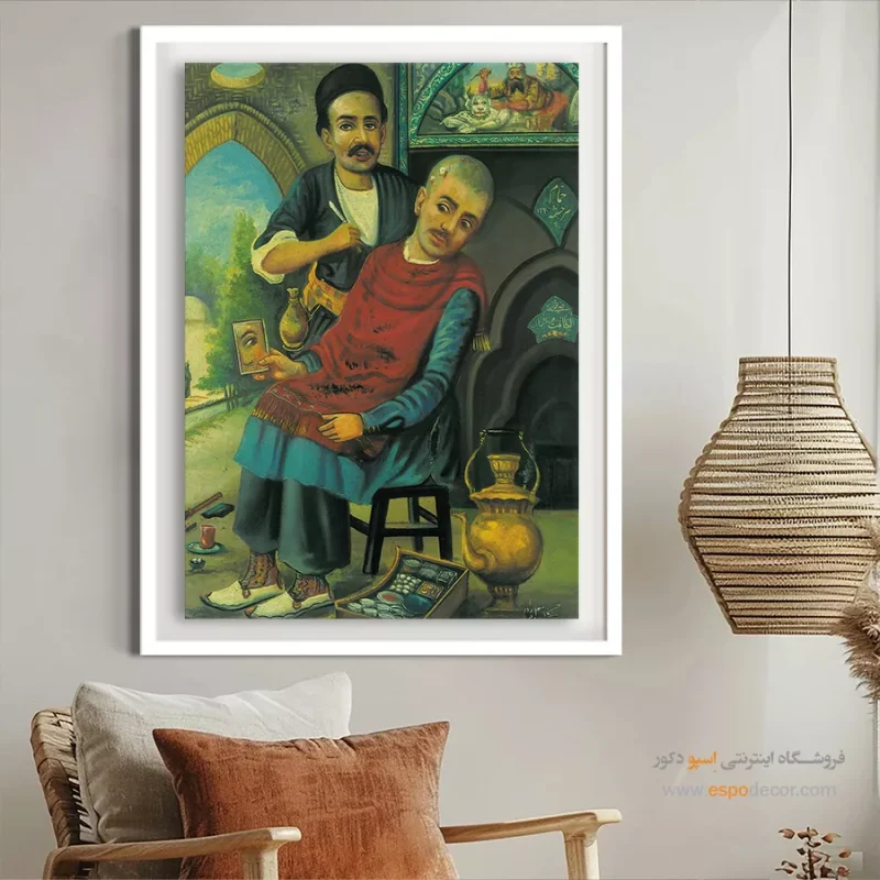 حمام سرچشمه - تابلو نقاشی قهوه خانه ای - Image 3