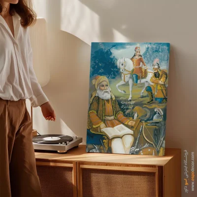 فردوسی – تابلو نقاشی قهوه خانه ای - اسپو دکور