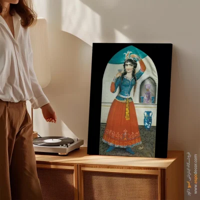 دختر رقاص – تابلو نقاشی قهوه خانه ای - اسپو دکور