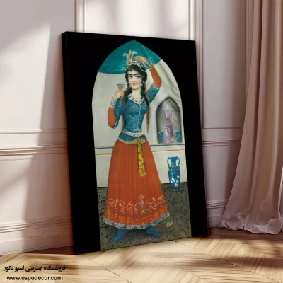 دختر رقاص – تابلو نقاشی قهوه خانه ای - اسپو دکور