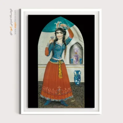 دختر رقاص – تابلو نقاشی قهوه خانه ای - اسپو دکور