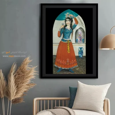 دختر رقاص – تابلو نقاشی قهوه خانه ای - اسپو دکور