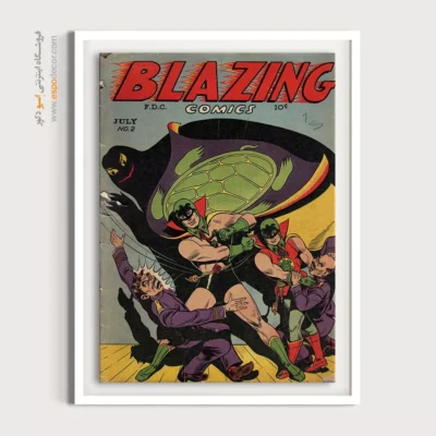 فروش تابلو بوم دی‌سی - شعله‌ور شماره 2 – تابلو مجلات کمیک - اسپو دکور