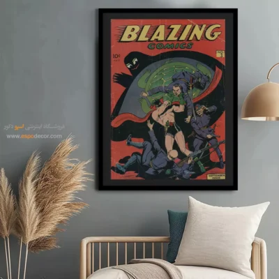 تابلو فانتزی - شعلهور شماره 3 – تابلو مجلات کمیک - اسپو دکور