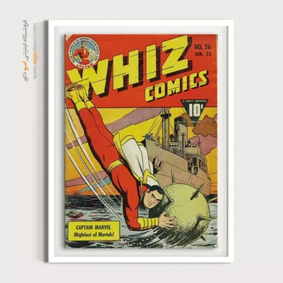 تابلو دیواری جذاب دی‌سی - کمیک‌های ویز شماره 26 – تابلو مجلات کمیک - اسپو دکور