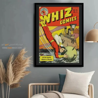 تابلو دیواری جذاب دی‌سی - کمیک‌های ویز شماره 26 – تابلو مجلات کمیک - اسپو دکور