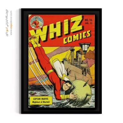 تابلو دیواری جذاب دی‌سی - کمیک‌های ویز شماره 26 – تابلو مجلات کمیک - اسپو دکور
