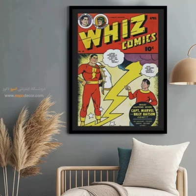 تابلو بوم برای اتاق خواب کمیک بوک - کمیک‌های ویز شماره 53 – تابلو مجلات کمیک - اسپو دکور