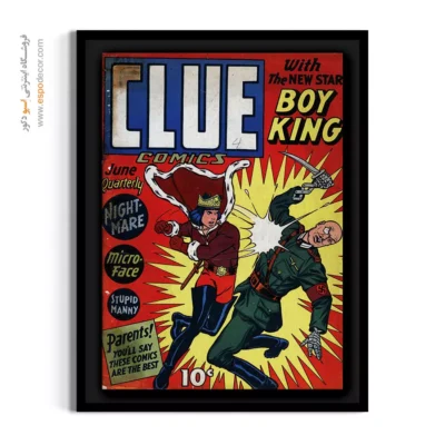 تابلو بوم شخصیت های مارول - سرنخ شماره 34 – تابلو مجلات کمیک - اسپو دکور