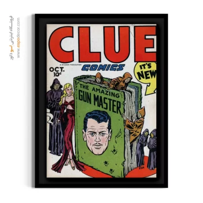 چاپ روی بوم سوپرمن سفارشی - سرنخ شماره 72 – تابلو مجلات کمیک - اسپو دکور