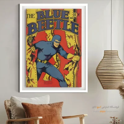 تابلو کمیک فانتزی - سوسک آبی شماره 5 – تابلو مجلات کمیک - اسپو دکور