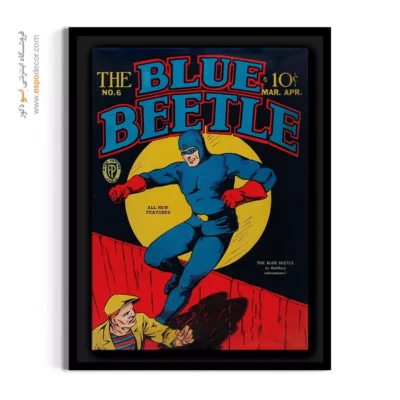 تابلو کمیک چاپی - سوسک آبی شماره 6 – تابلو مجلات کمیک - اسپو دکور