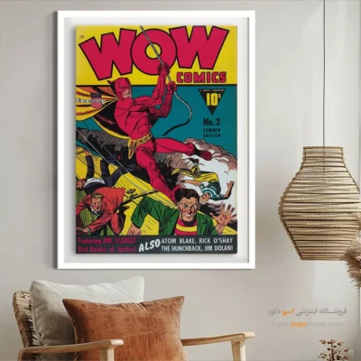 تابلو بوم قهرمانان - وای کمیک شماره 2 – تابلو مجلات کمیک - اسپو دکور