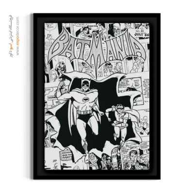 تابلو دیواری بتمن شیک - بتمنیا شماره 11 – تابلو مجلات کمیک - اسپو دکور