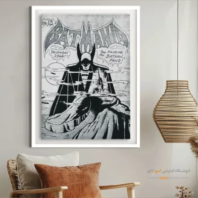 تابلو بتمن برای دکوراسیون - بتمنیا شماره 13 – تابلو مجلات کمیک - اسپو دکور