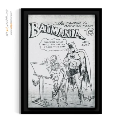 تابلو هنری بتمن برای اتاق نوجوان - بتمنیا شماره 15 – تابلو مجلات کمیک - اسپو دکور