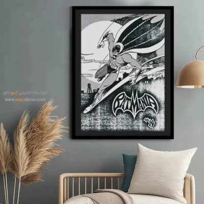 تابلو کمیک بتمن برای هدیه تولد - بتمنیا شماره 19 – تابلو مجلات کمیک - اسپو دکور