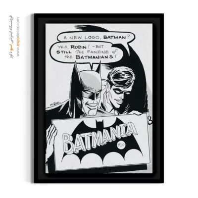 تابلو بتمن برای اتاق کودک - بتمنیا شماره 20 – تابلو مجلات کمیک - اسپو دکور