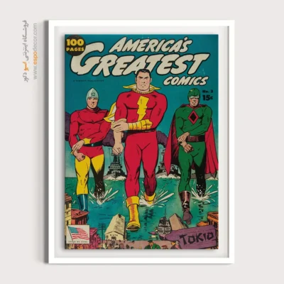 تابلو بوم کاور کمیک - برترین کمیک‌های آمریکایی شماره 3 – تابلو مجلات کمیک - اسپو دکور