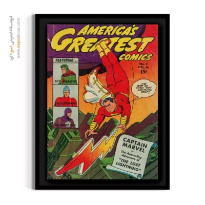 خرید تابلو مجله کمیک - برترین کمیکهای آمریکایی شماره 5 – تابلو مجلات کمیک - اسپو دکور