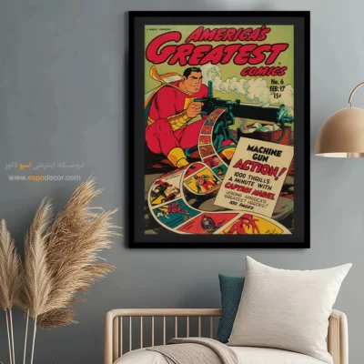 خرید تابلو کمیک - برترین کمیک‌های آمریکایی شماره 6 – تابلو مجلات کمیک - اسپو دکور