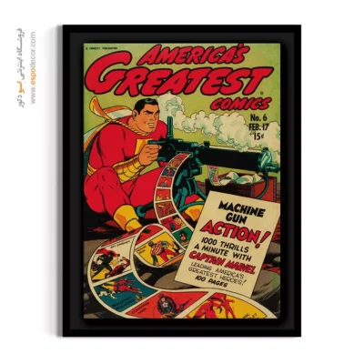 خرید تابلو کمیک - برترین کمیک‌های آمریکایی شماره 6 – تابلو مجلات کمیک - اسپو دکور