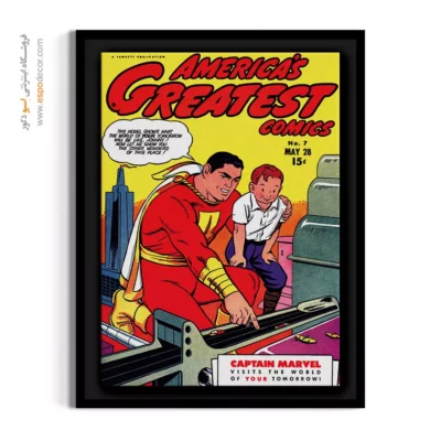خرید تابلو کمیک بوک - برترین کمیک‌های آمریکایی شماره 7 – تابلو مجلات کمیک - اسپو دکور