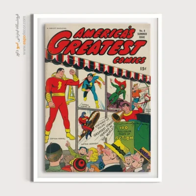 تابلو بوم کمیک - برترین کمیک‌های آمریکایی شماره 8 – تابلو مجلات کمیک - اسپو دکور