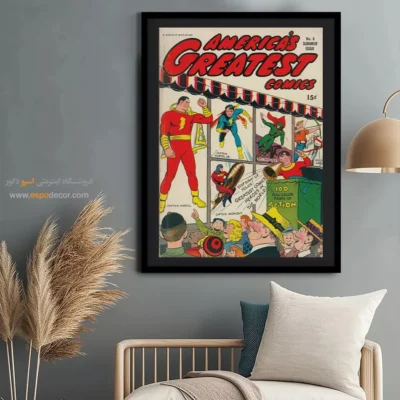 تابلو بوم کمیک - برترین کمیکهای آمریکایی شماره 8 – تابلو مجلات کمیک - اسپو دکور