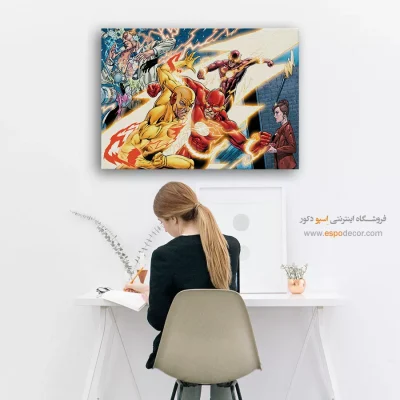 خرید تابلو ابرقهرمانان
