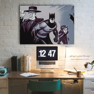 تابلو دیواری جذاب - در جستجوی عدالت – تابلو کمیک استریپ - اسپو دکور