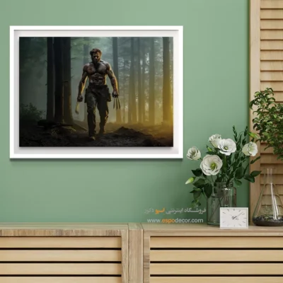 خرید تابلو مردان ایکس - ولورین – تابلو کمیک استریپ - اسپو دکور