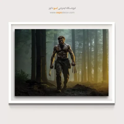 خرید تابلو مردان ایکس - ولورین – تابلو کمیک استریپ - اسپو دکور