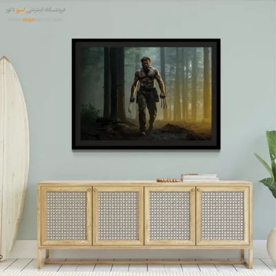 خرید تابلو مردان ایکس - ولورین – تابلو کمیک استریپ - اسپو دکور