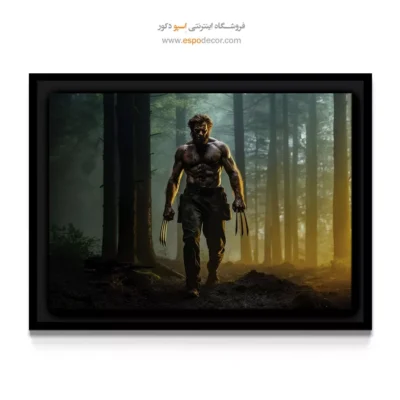 خرید تابلو مردان ایکس - ولورین – تابلو کمیک استریپ - اسپو دکور