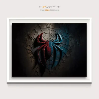 تابلو مدرن اسپایدرمن - نبردهای فانتزی – تابلو کمیک استریپ - اسپو دکور