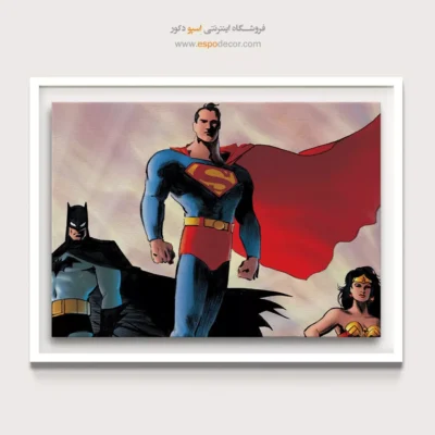 تابلو داستانهای مصور - داستان‌های مبارزه – تابلو کمیک استریپ - اسپو دکور