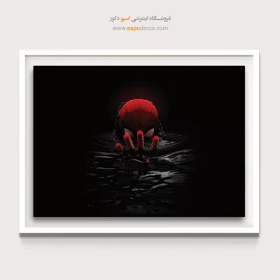 تابلو زیبای اسپایدرمن - قهرمانان مدرن – تابلو کمیک استریپ - اسپو دکور