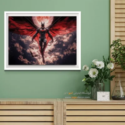 تابلو با طرح کمیک بتمن - جهان‌های خیالی – تابلو کمیک استریپ - اسپو دکور