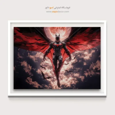 تابلو با طرح کمیک بتمن - جهان‌های خیالی – تابلو کمیک استریپ - اسپو دکور