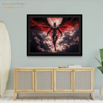 تابلو با طرح کمیک بتمن - جهان‌های خیالی – تابلو کمیک استریپ - اسپو دکور