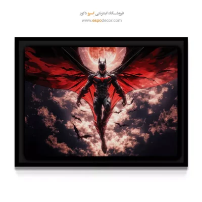 تابلو با طرح کمیک بتمن - جهان‌های خیالی – تابلو کمیک استریپ - اسپو دکور