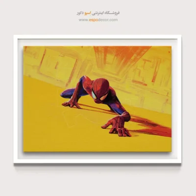 خرید تابلو کمیک با رنگ گرم - ماجراجوییهای قهرمانانه – تابلو کمیک استریپ - اسپو دکور