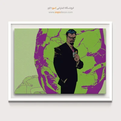 تابلو کمیک دیوار اتاق - کریپتونایت – تابلو کمیک استریپ - اسپو دکور