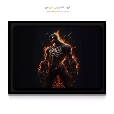 تابلو دیواری اتاق خواب پسرانه - ونوم – تابلو کمیک استریپ - اسپو دکور