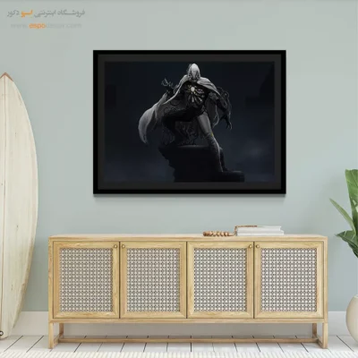 تابلو کاراکترهای کمیک - شوالیه ماه – تابلو کمیک استریپ - اسپو دکور