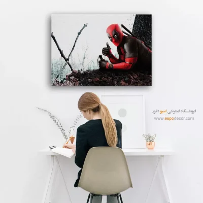 خرید تابلو کمیک ددپول - ددپول – تابلو کمیک استریپ - اسپو دکور