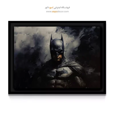 تابلو قهرمانی شوالیه سیاه - بت من – تابلو کمیک استریپ - اسپو دکور