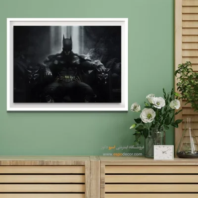 تابلو شخصیت بتمن - شوالیه آرکهام – تابلو کمیک استریپ - اسپو دکور